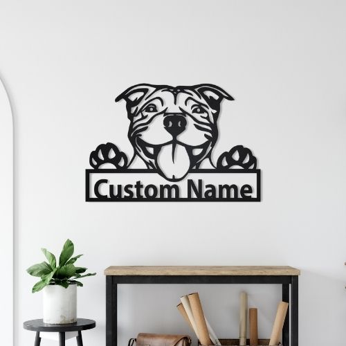 Décoration personnalisable Pitbull